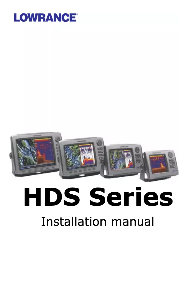 Page n°1 - Manuel utilisateur Lowrance HDS-7M