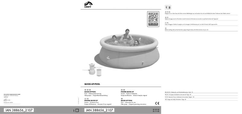 Page n°1 - Manuel utilisateur Crivit 53011A