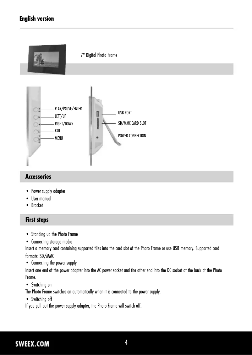 Image de la première page du manuel de l'appareil MM008V2