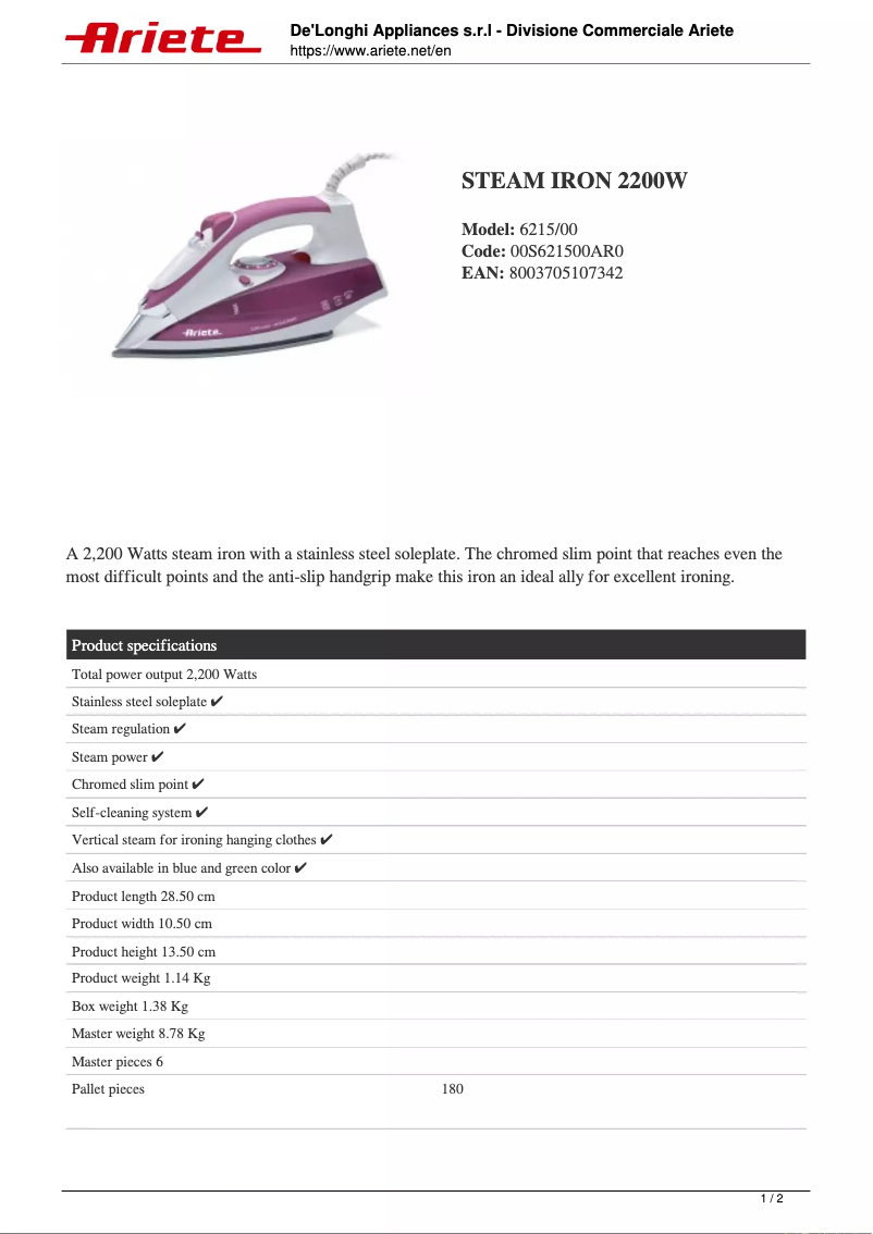 Image de la première page du manuel de l'appareil 6215