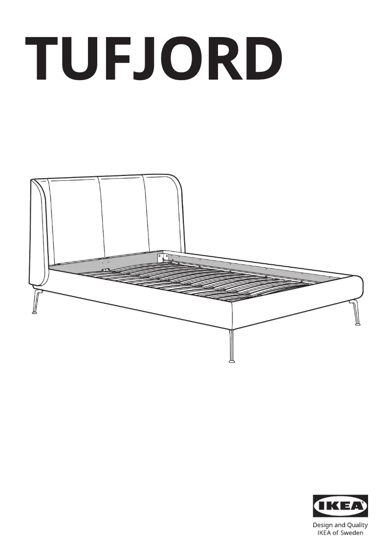 Page 1 de la notice Manuel utilisateur Ikea TUFJORD 704.464.08