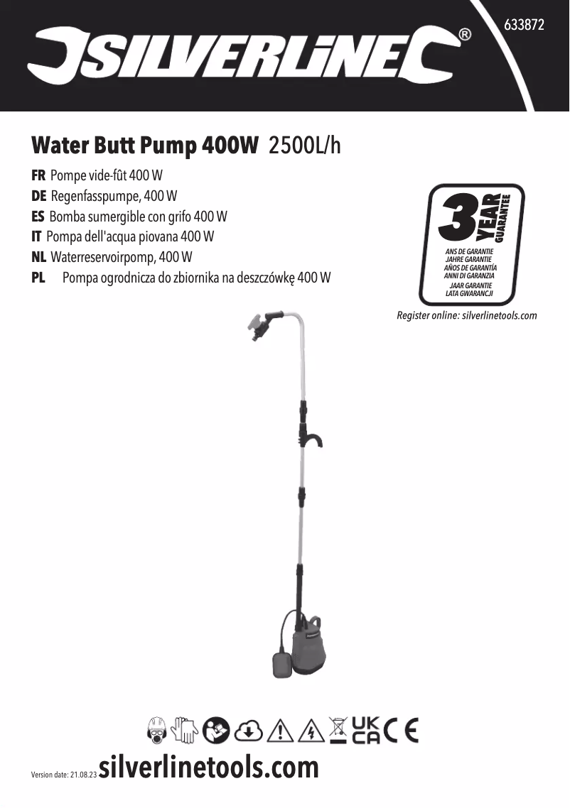 Image de la première page du manuel de l'appareil 633872