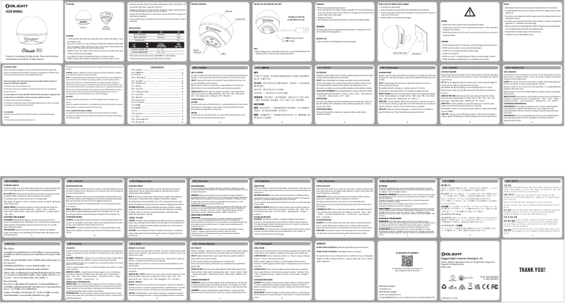 Image de la première page du manuel de l'appareil Obulb Pro