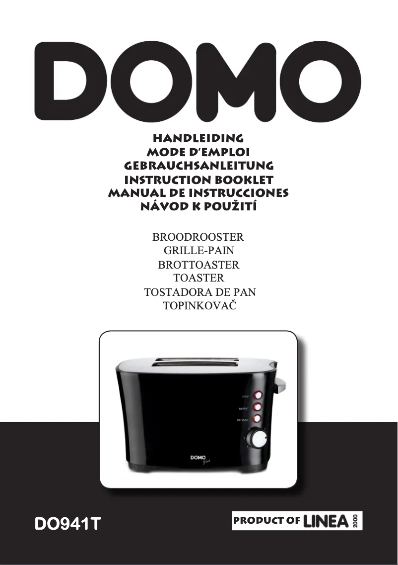 Page 1 de la notice Manuel utilisateur Domo DO941T