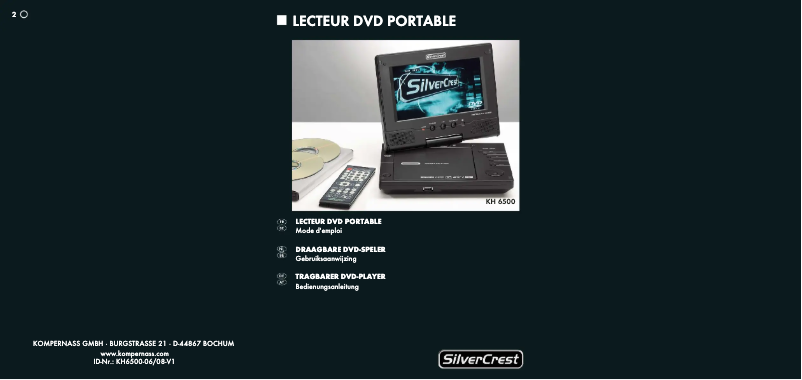 Image de la première page du manuel de l'appareil KH 6500