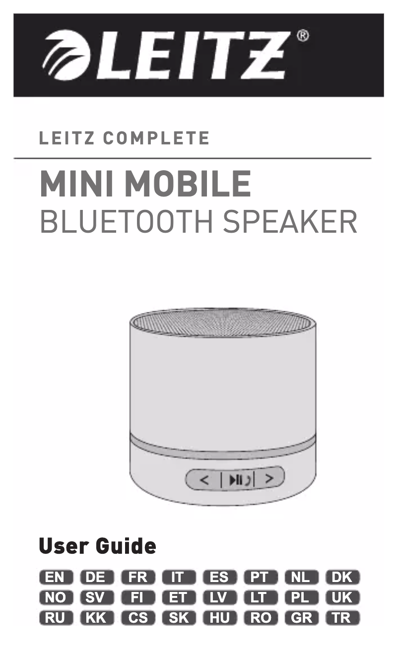 Image de la première page du manuel de l'appareil Mini Mobile Bluetooth Speaker