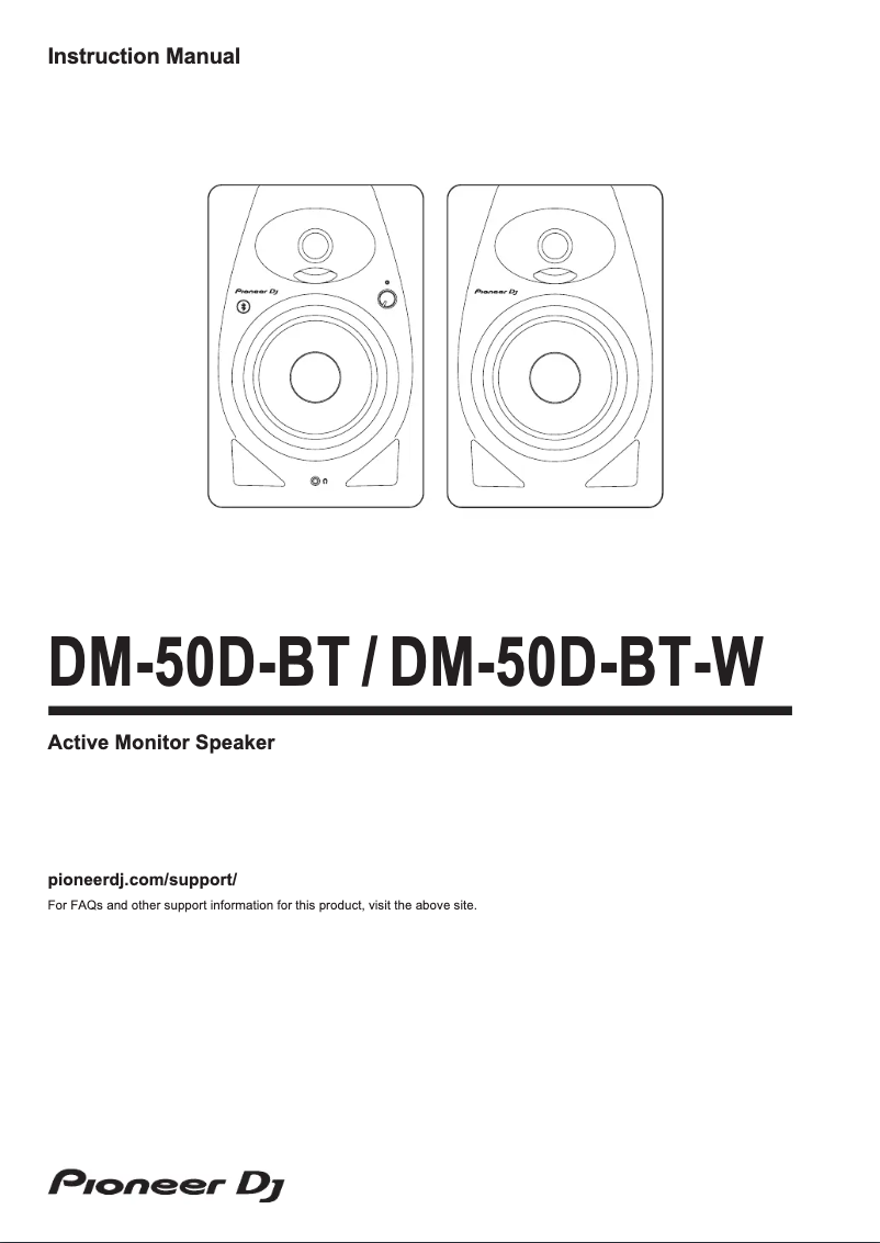 Page n°1 - Manuel utilisateur Pioneer DM-50D-BT