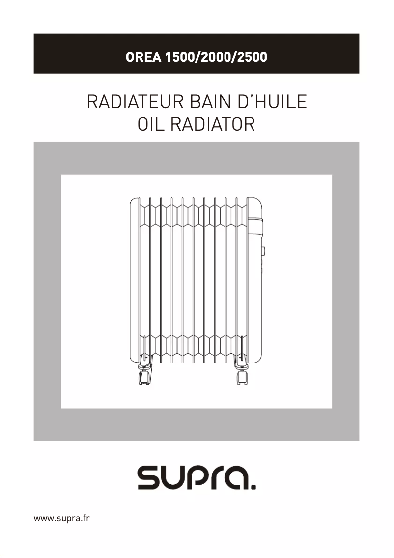 Imagen de la primera página del manual del dispositivo OREA 2000