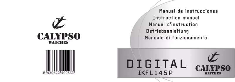 Page 1 de la notice Manuel utilisateur Calypso K5338