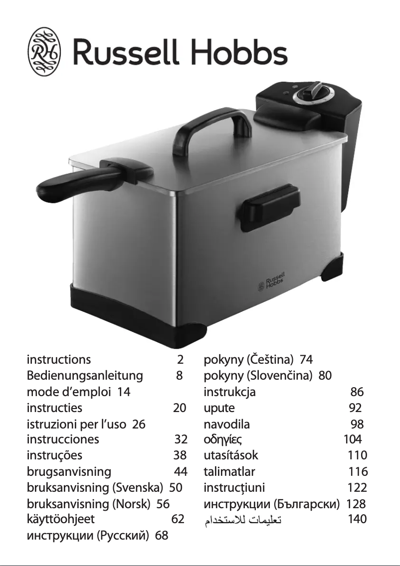 Página 1 del manual Manual de usuario Russell Hobbs 19770-56