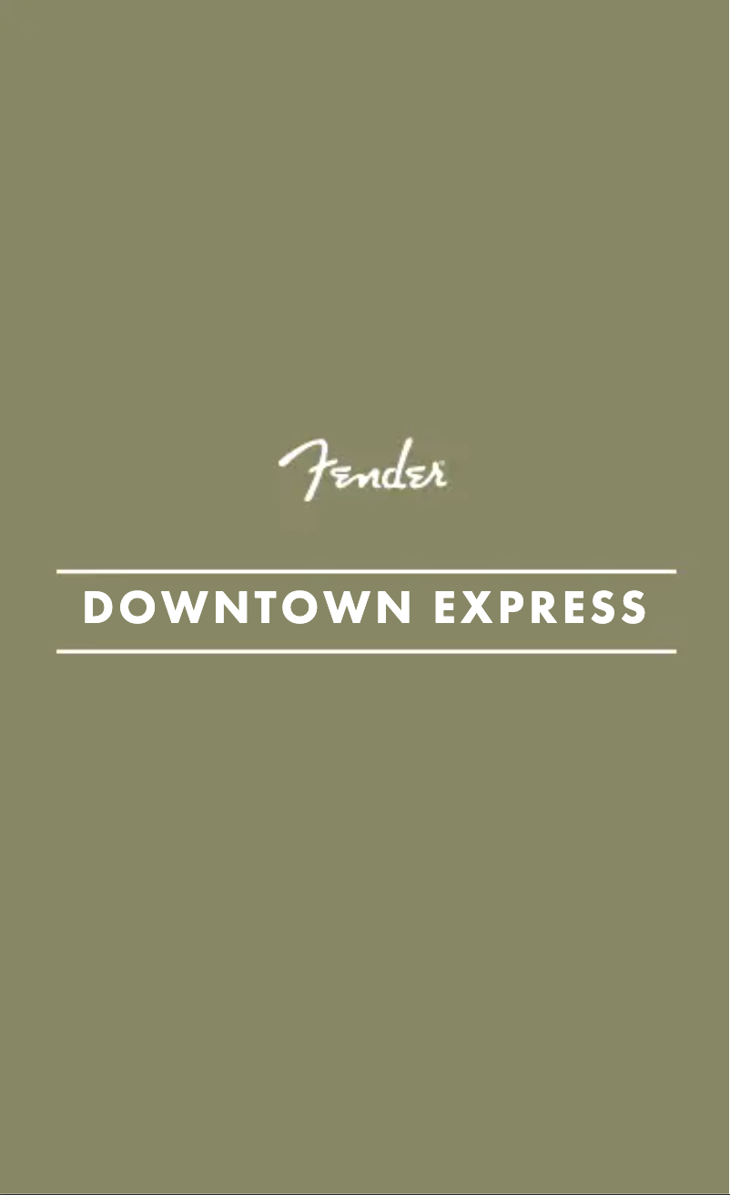 Page 1 de la notice Manuel utilisateur Fender Downtown Express