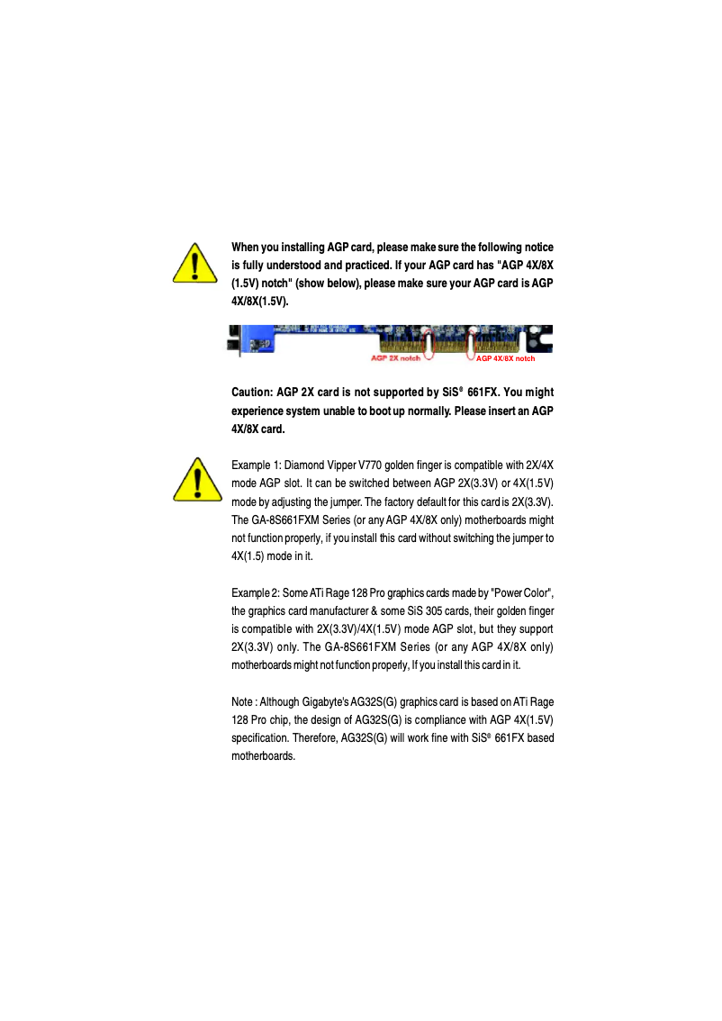 Page n°1 - Manuel utilisateur Gigabyte GA-8S661FXM-F