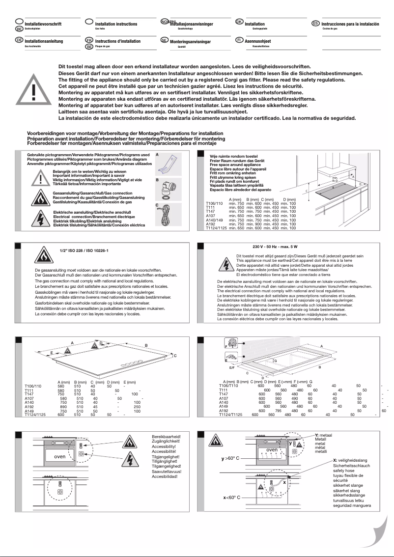 Page 1 de la notice Manuel utilisateur Etna A149
