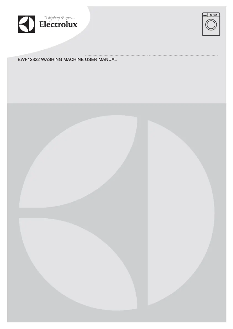 Page n°1 - Mode d'emploi Electrolux EWF12822