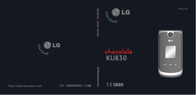 Page n°1 - Manuel utilisateur LG U830