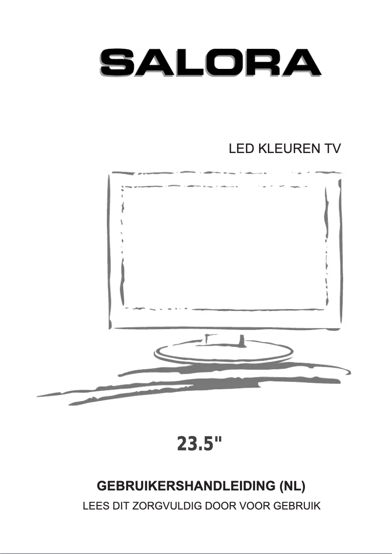 Page 1 de la notice Manuel utilisateur Salora 24LED6215CDW