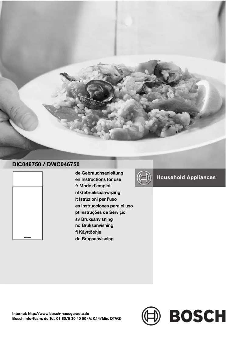 Página 1 del manual Manual de usuario Bosch DIC046750