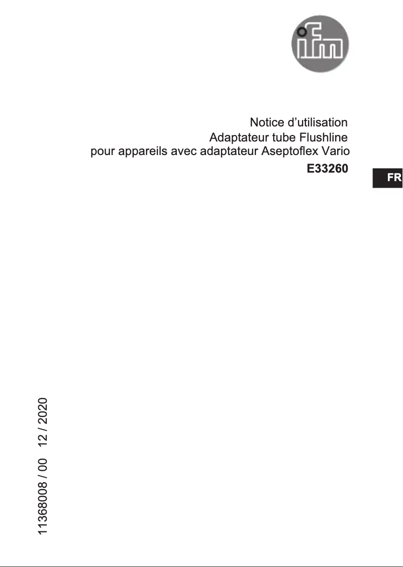 Página 1 del manual Manual de usuario IFM E33260