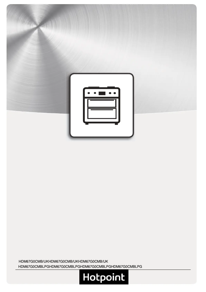 Page 1 de la notice Instructions / montage Hotpoint HDM67G0CMB/UK