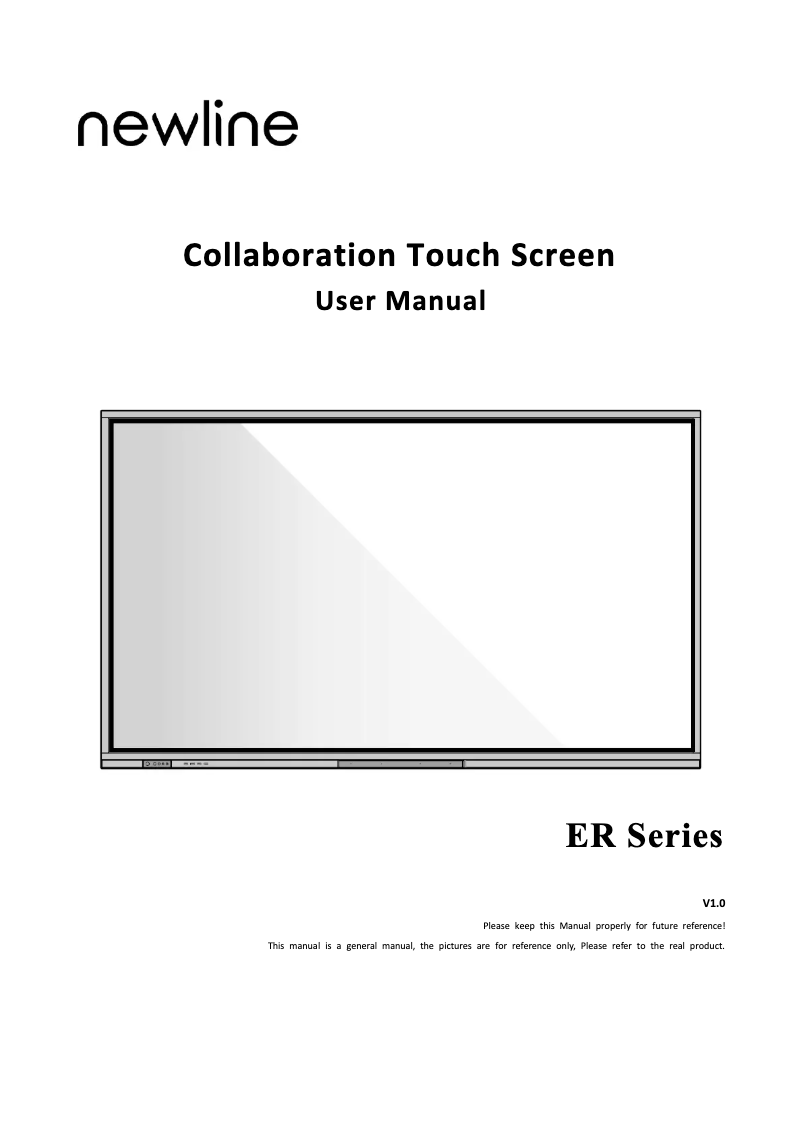 Page 1 de la notice Mode d'emploi Newline TT-8620ER