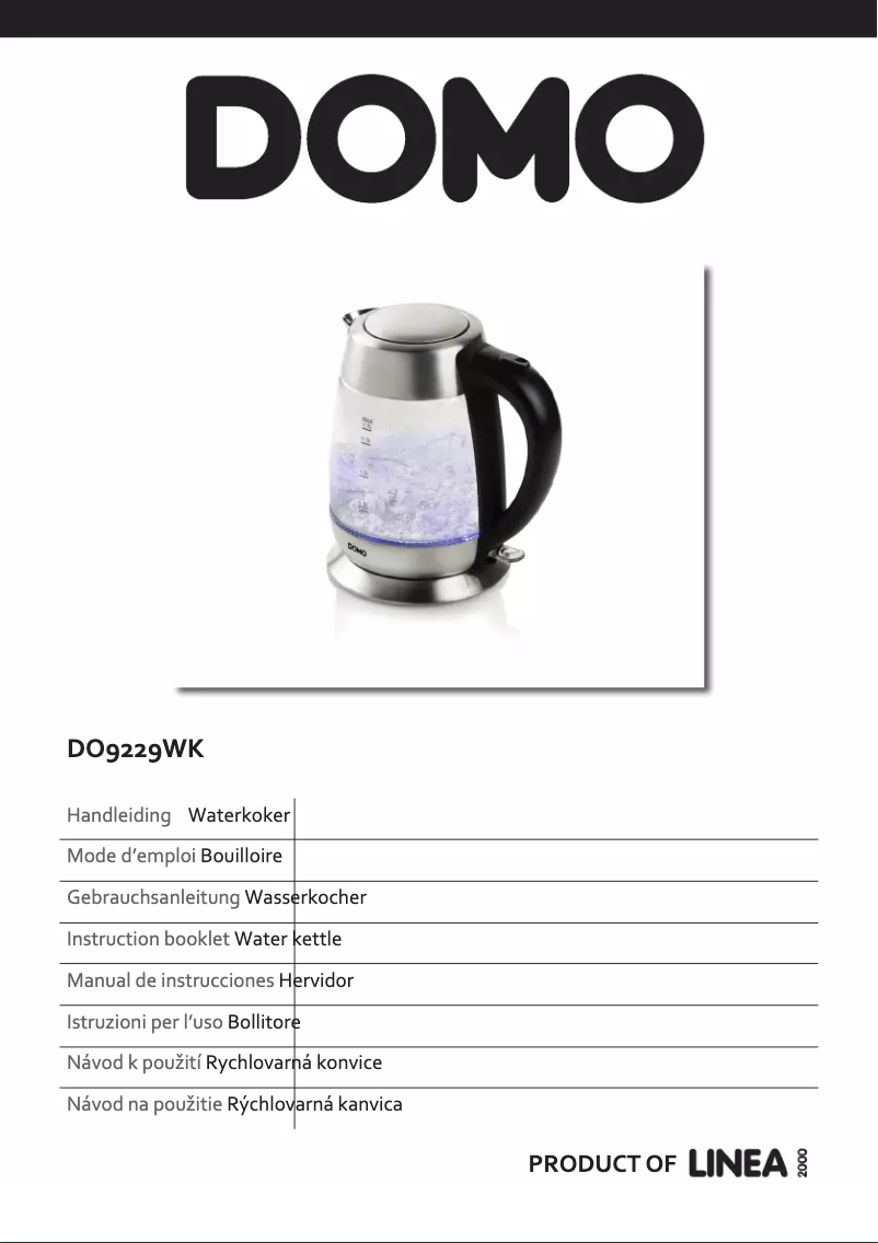 Page 1 de la notice Manuel utilisateur Domo DO9229WK
