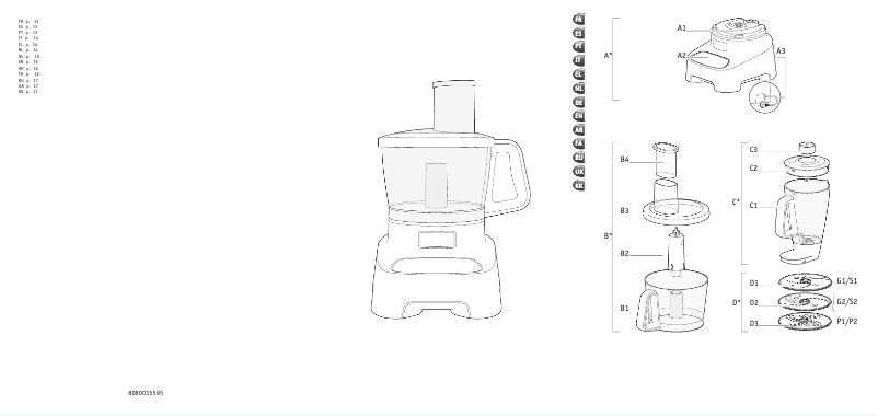 Image de la première page du manuel de l'appareil Double Force FP828H27