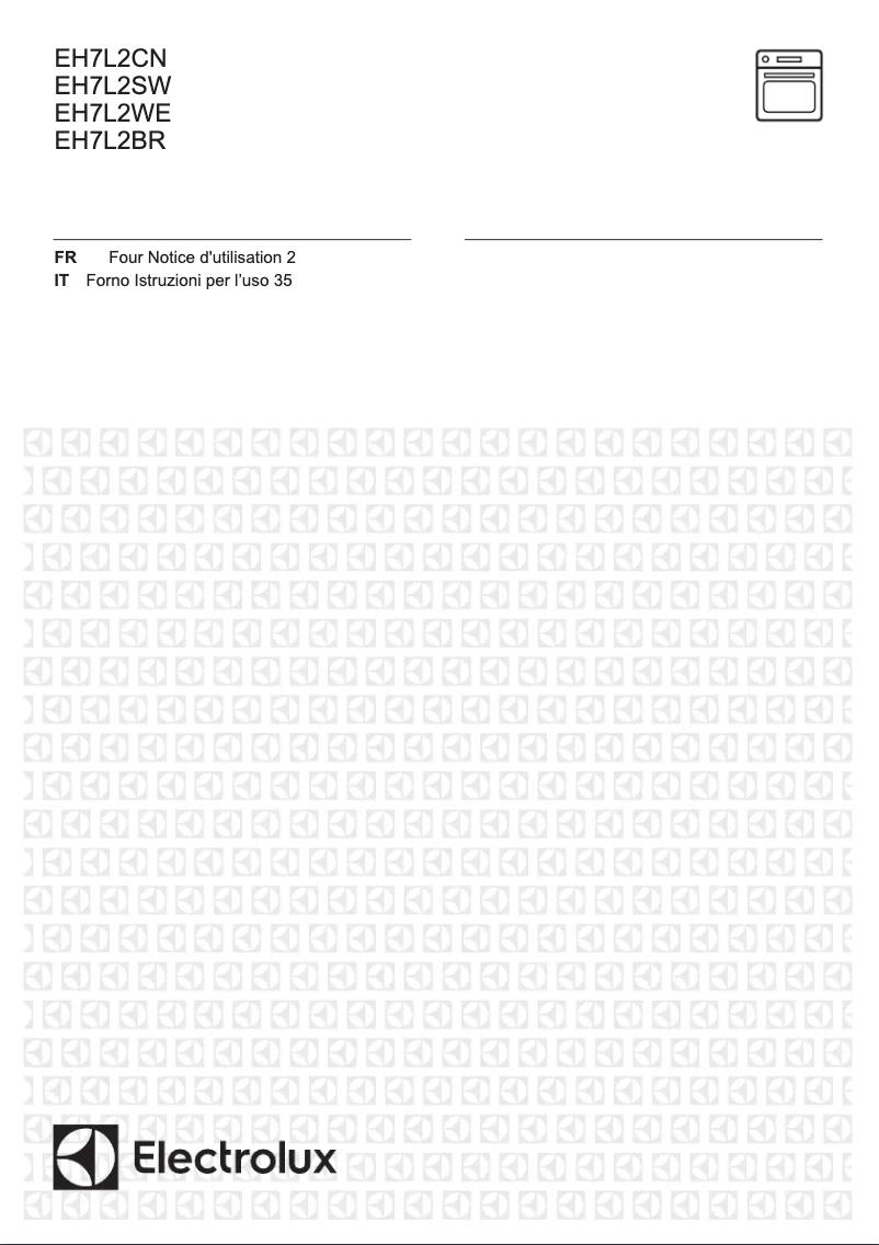 Page 1 de la notice Manuel utilisateur Electrolux EH7L2BR
