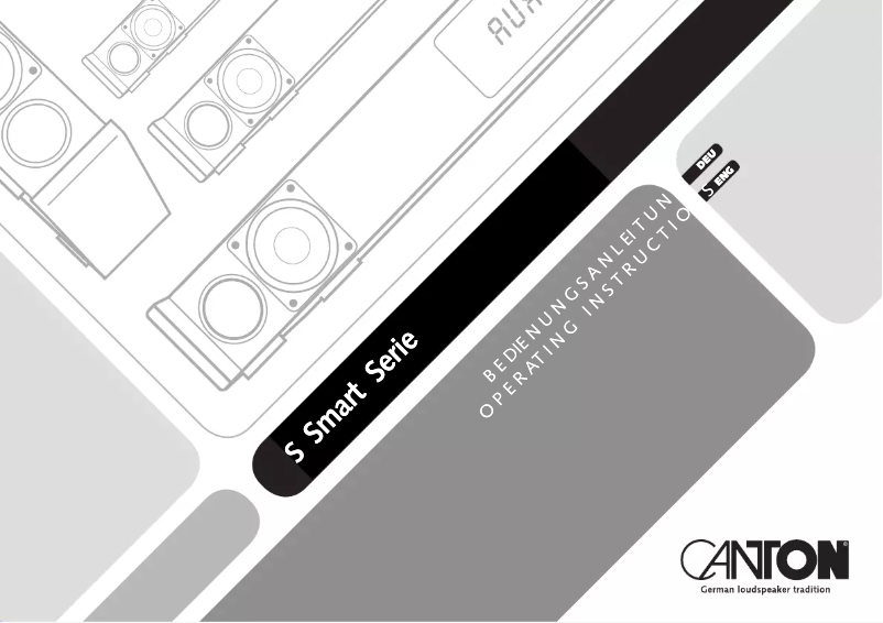 Page 1 de la notice Manuel utilisateur Canton Reference 5 K