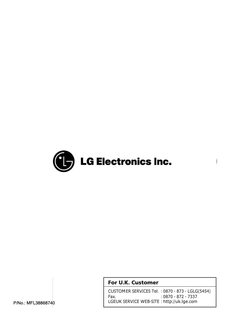 Page 1 de la notice Manuel utilisateur LG WD-12311RDK