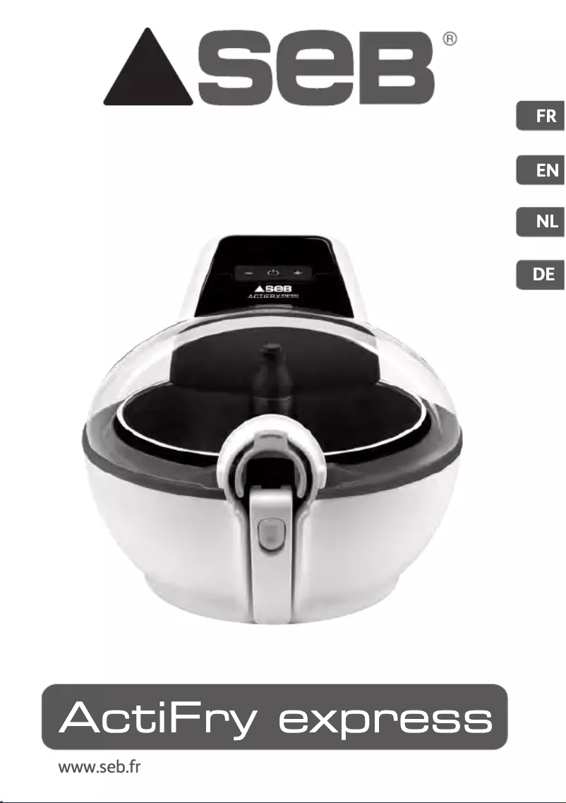 Image de la première page du manuel de l'appareil Actifry Genius Air