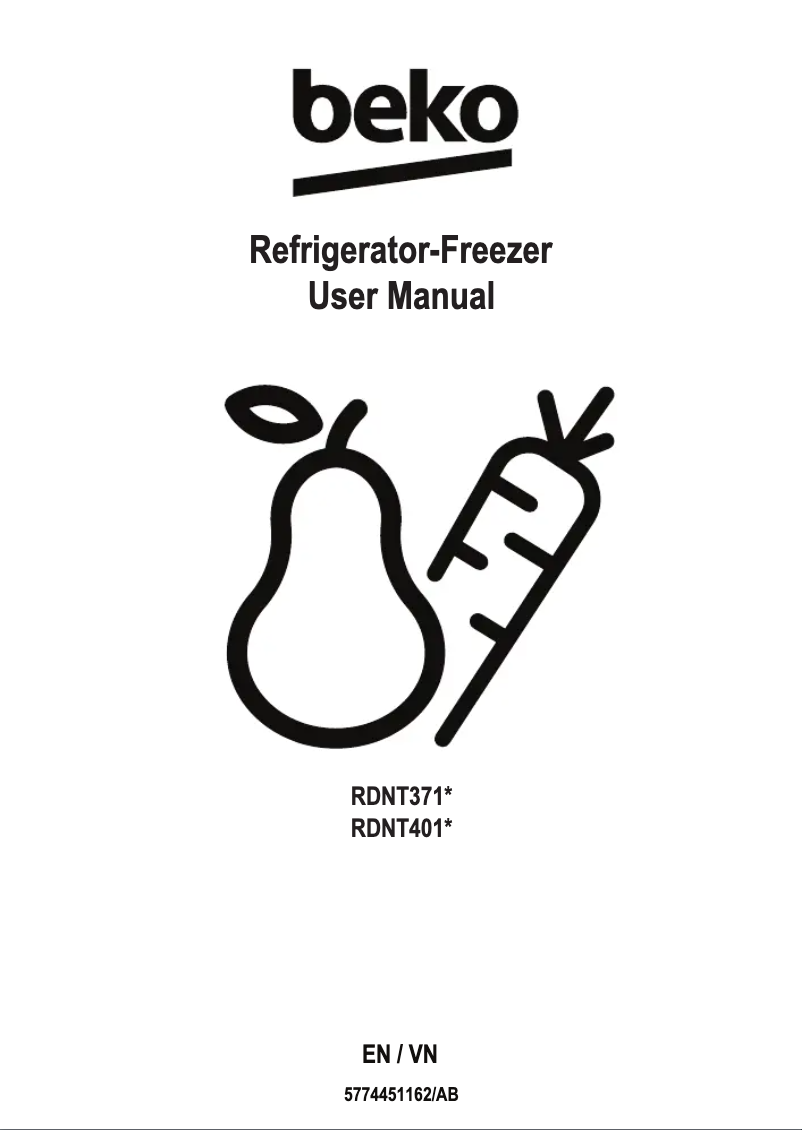 Image de la première page du manuel de l'appareil RDNT401I50VDHFSK