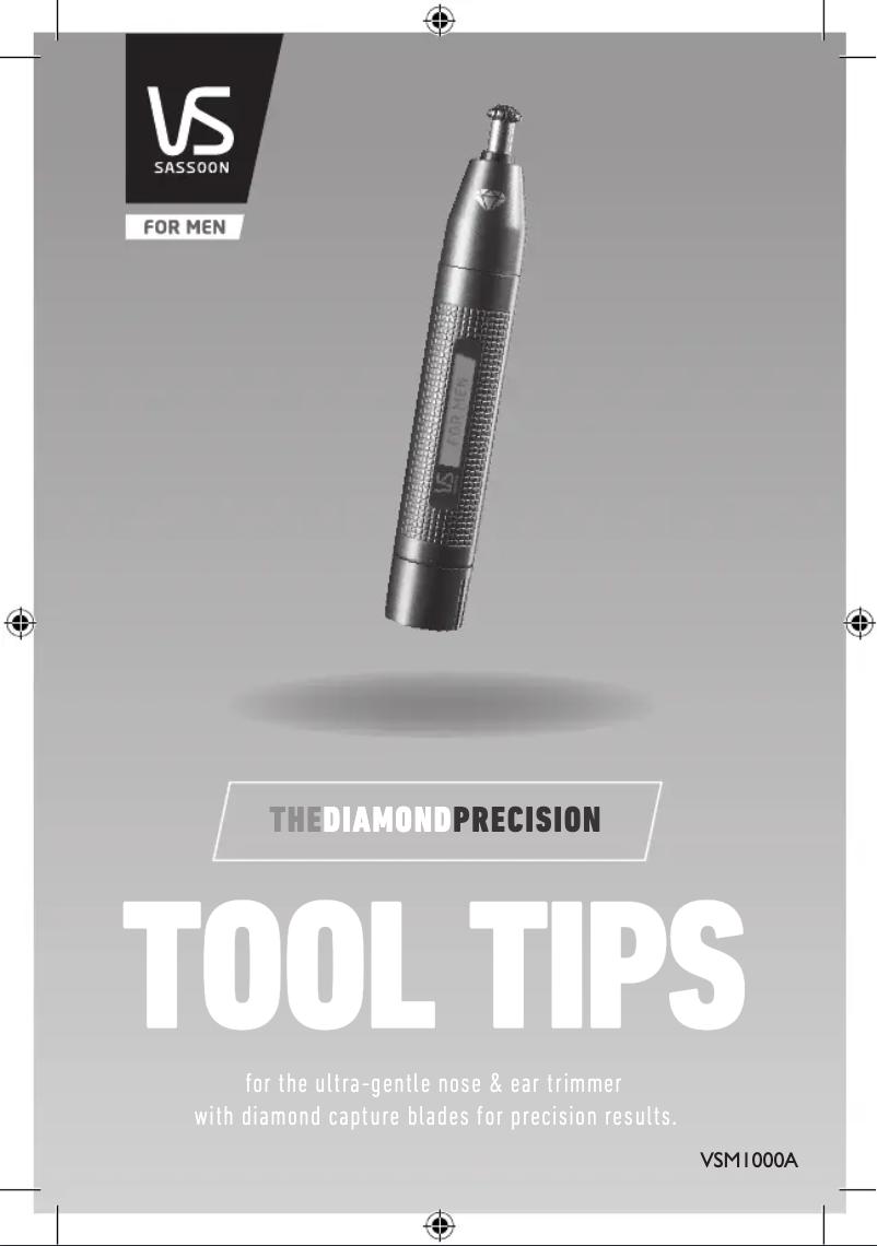 Page 1 de la notice Manuel utilisateur VS Sassoon Diamond Precision VSM1000A