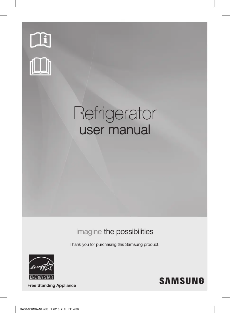 Page 1 de la notice Manuel utilisateur Samsung RF24J9960S4