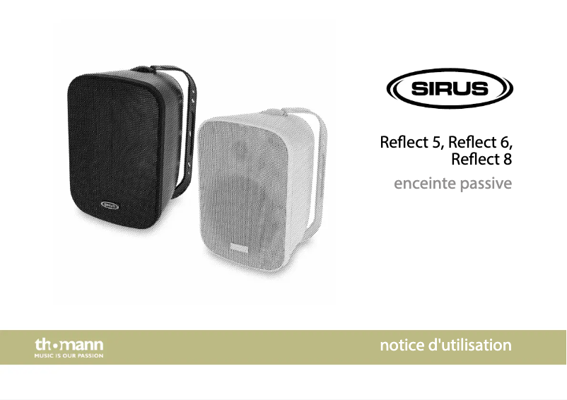 Page n°1 - Manuel utilisateur Sirus Reflect 8
