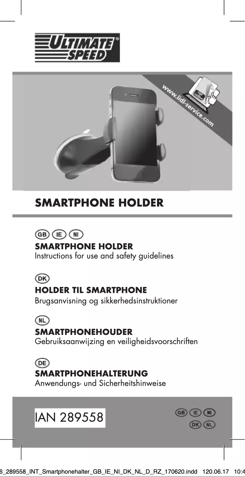 Image de la première page du manuel de l'appareil IAN 289558