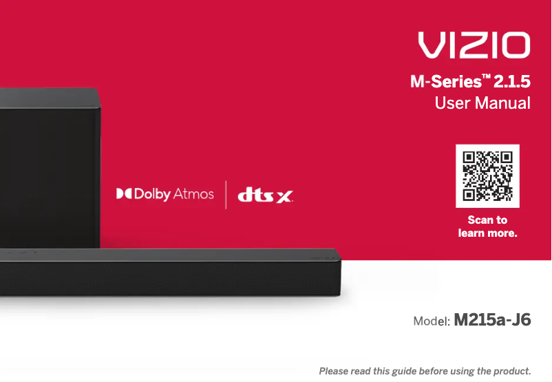 Image de la première page du manuel de l'appareil M215a-J6