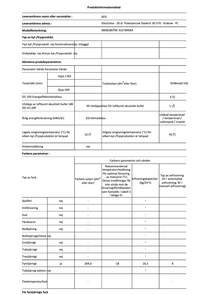 Image de la première page du manuel de l'appareil ABS818EPNC