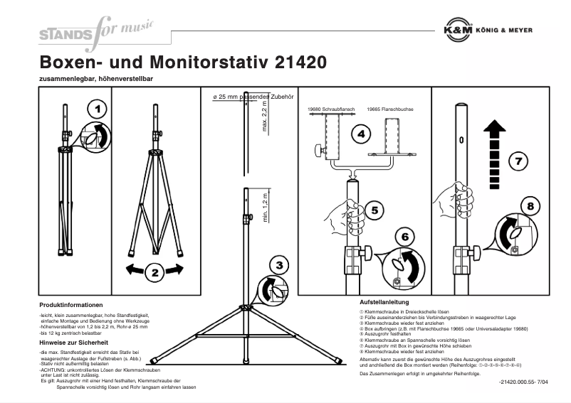 Image de la première page du manuel de l'appareil 21420