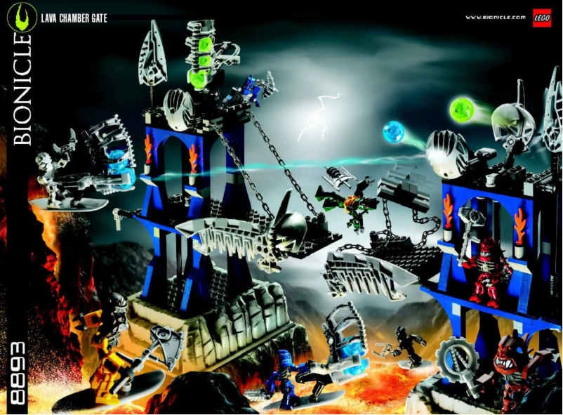 Page 1 de la notice Manuel utilisateur Lego Lava Chamber Gate