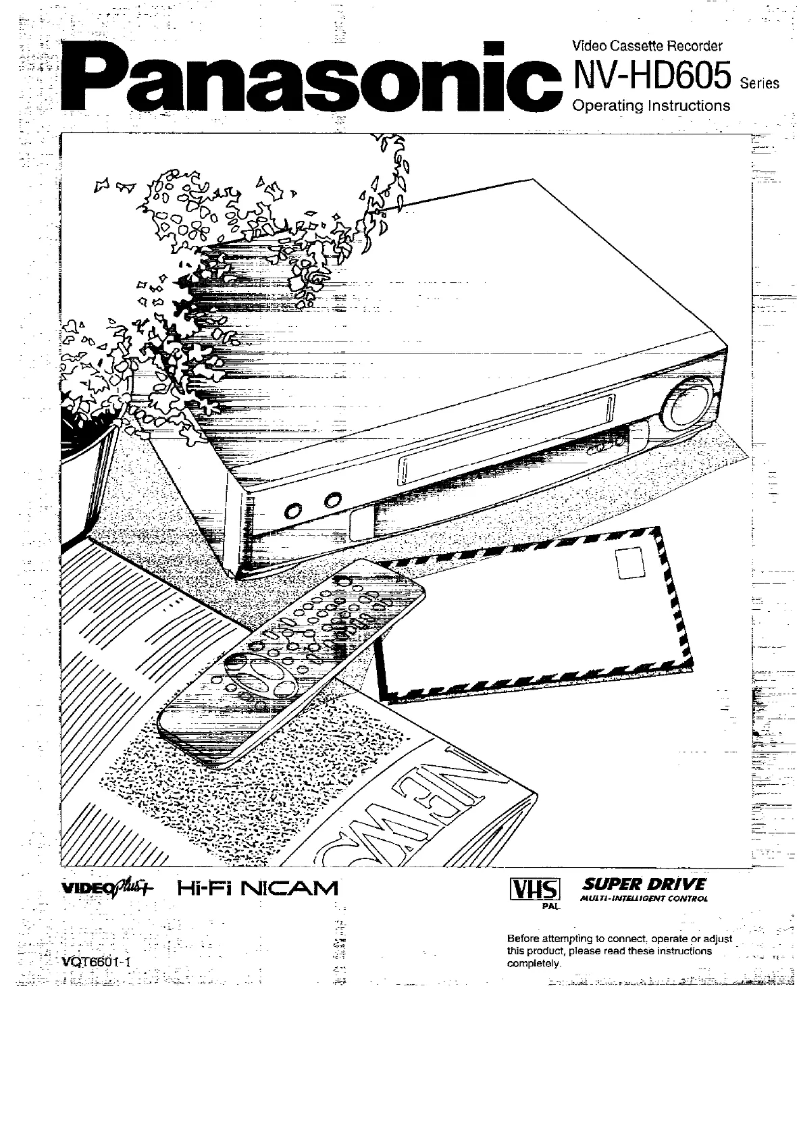 Page n°1 - Manuel utilisateur Panasonic NV-HD605