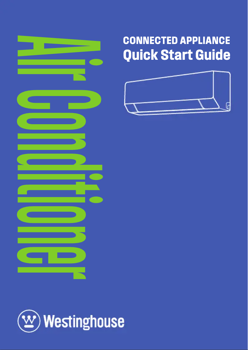 Page 1 of the manual Quick Start Guide Westinghouse WSD36HWA-I