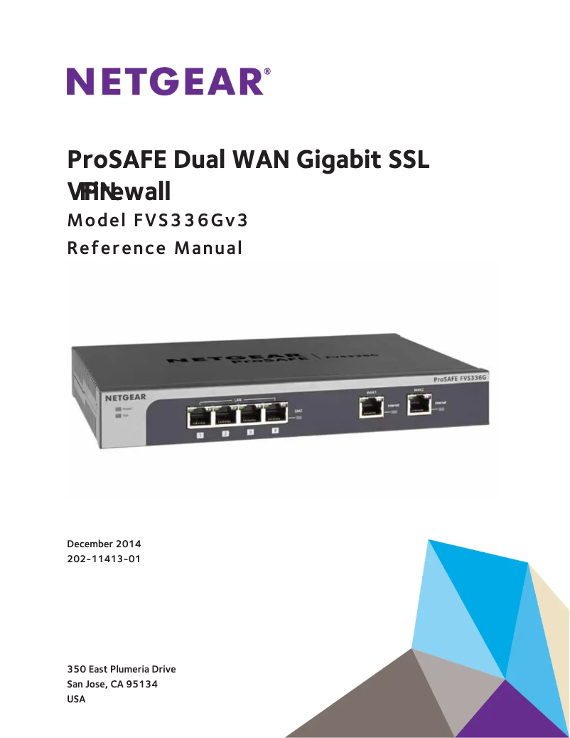 Page n°1 - Manuel utilisateur Netgear FVS336G-300NAS