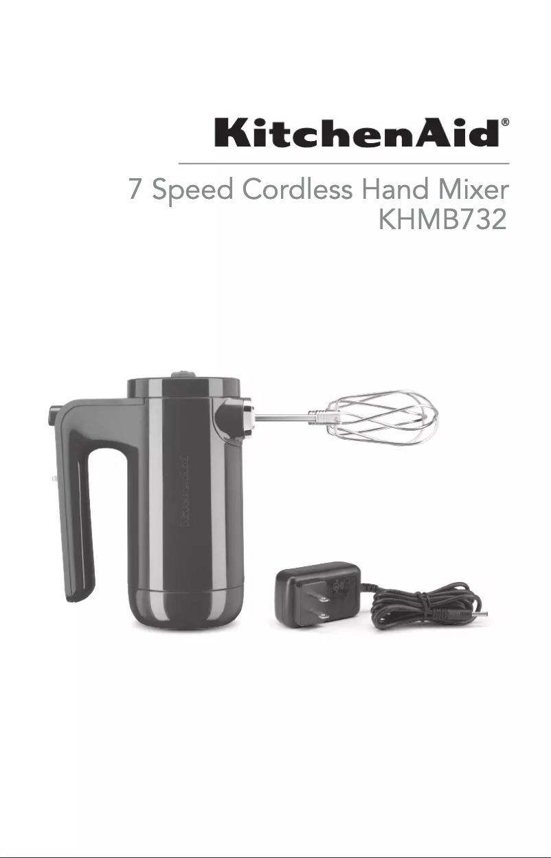 Page 1 de la notice Manuel utilisateur KitchenAid KHMB732ER