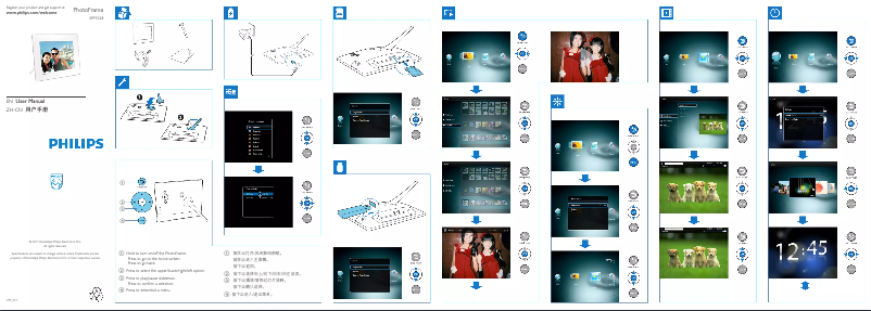 Image de la première page du manuel de l'appareil SPF1528