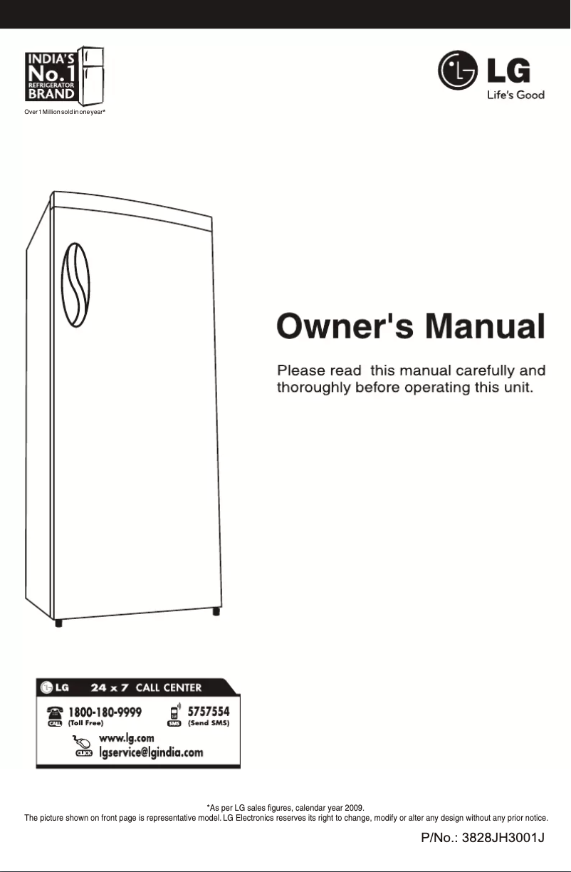 Image de la première page du manuel de l'appareil GL-181RPXXR