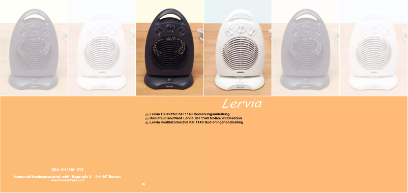 Image de la première page du manuel de l'appareil KH 1149