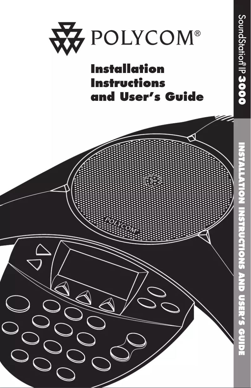 Page n°1 - Manuel utilisateur Polycom SoundStation IP 3000