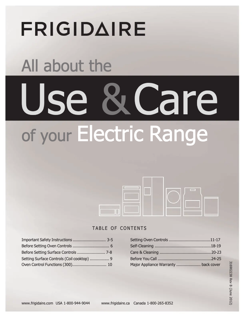 Image de la première page du manuel de l'appareil LFEF3016NW