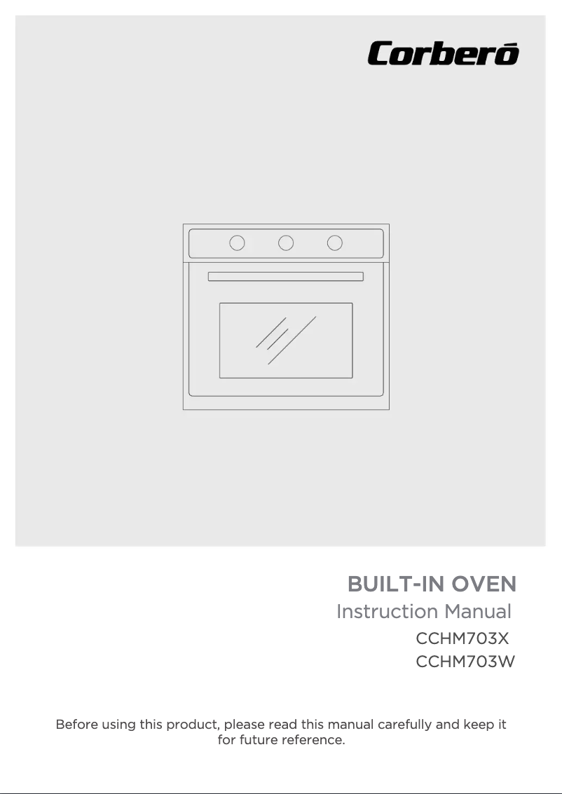 Image de la première page du manuel de l'appareil CCHM703W
