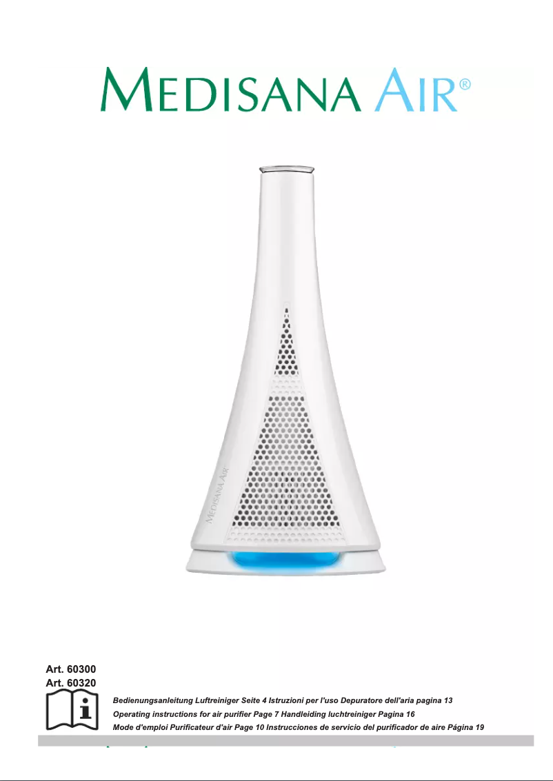 Image de la première page du manuel de l'appareil Air 60300